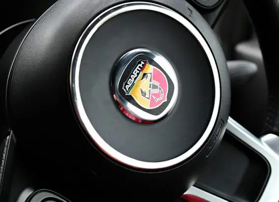 Abarth Interior with Badge | CarMoney.co.uk