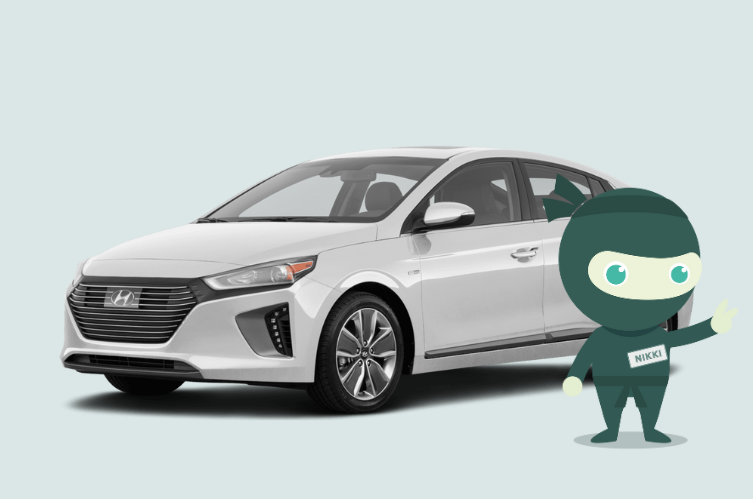 Hyundai Ioniq with Nikki