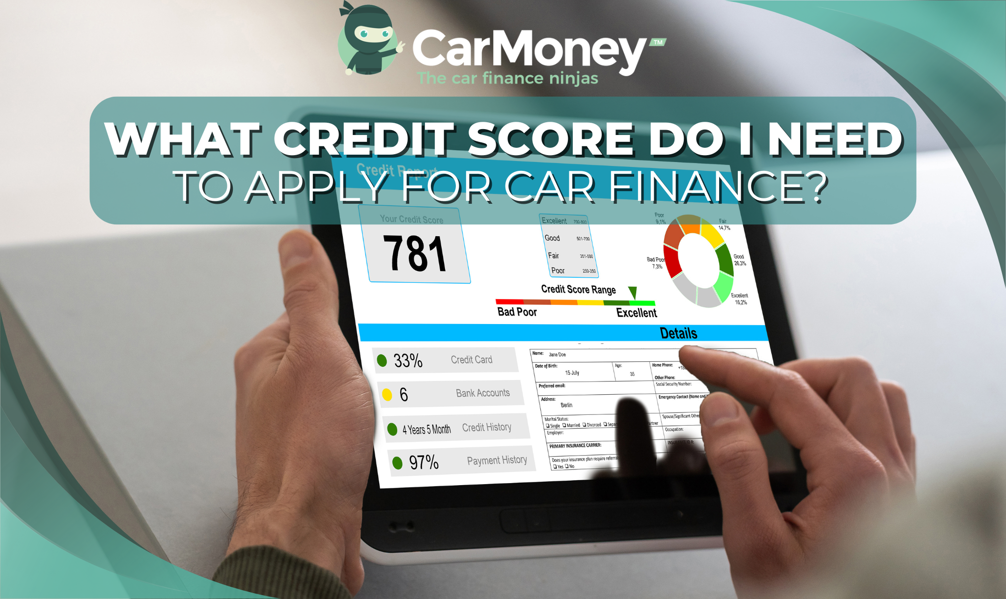 What Credit Score do I need for Car Finance? | CarMoney.co.uk